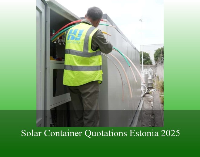 Solar Container Quotations Estonia 2025
